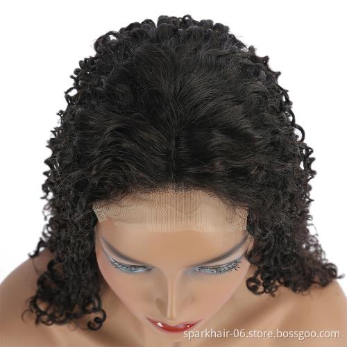 SPARK Wholesale Vendors Virgin Pixie Cut Short Bob Lace Frontal Wig  Pre Plucked Lace Front Human Hair Wigs